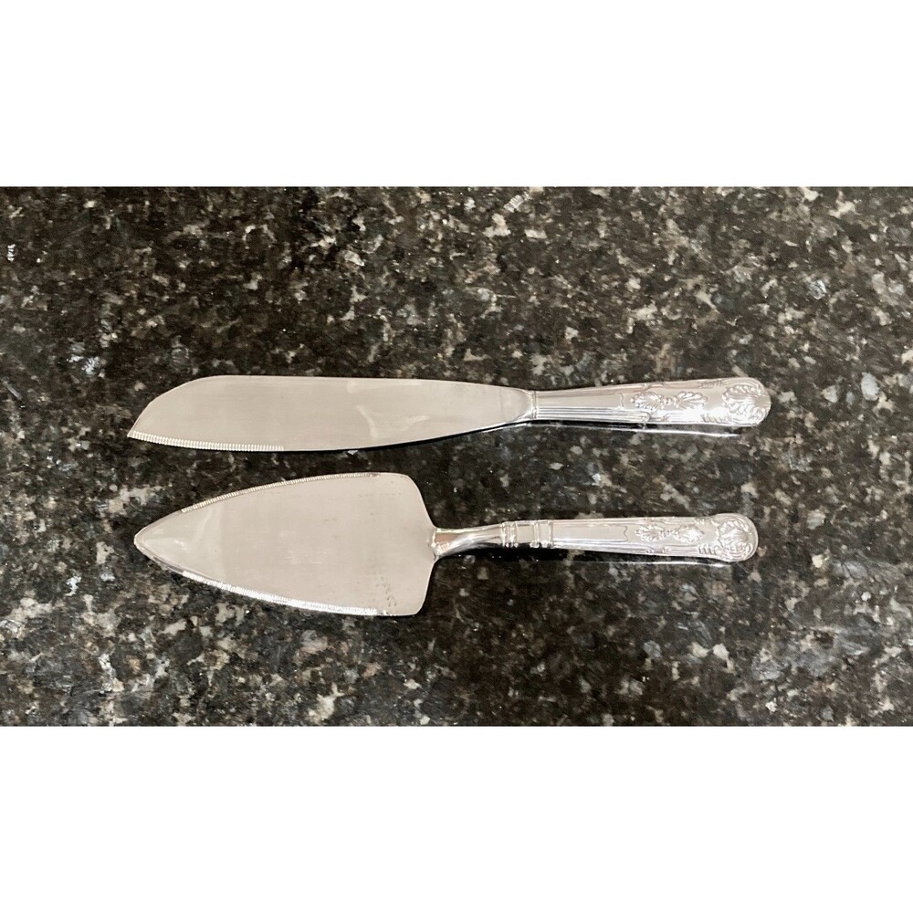 Cake Knife & Server  Stainless 2-Piece Set